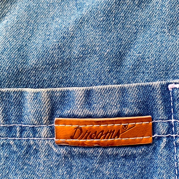 Vintage blue denim Jean jumpsuit romper 80’s 90’s Size XS or Size 2 or 4 RARE - Picture 5 of 13